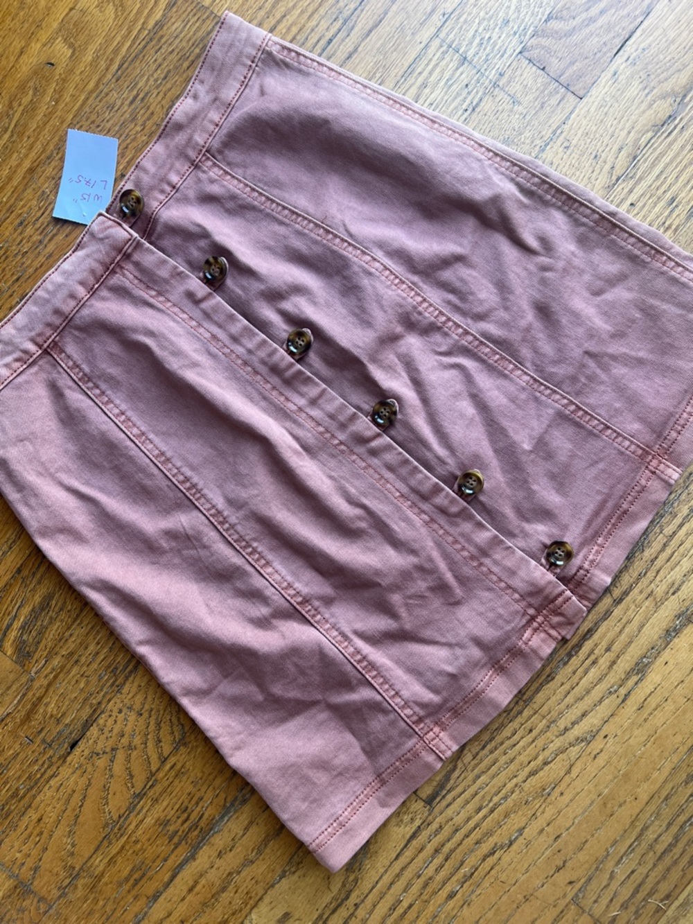 Listicle Dusty Rose High-Waist Mini Skirt